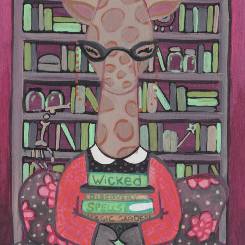 Librarian Giraffe Magic